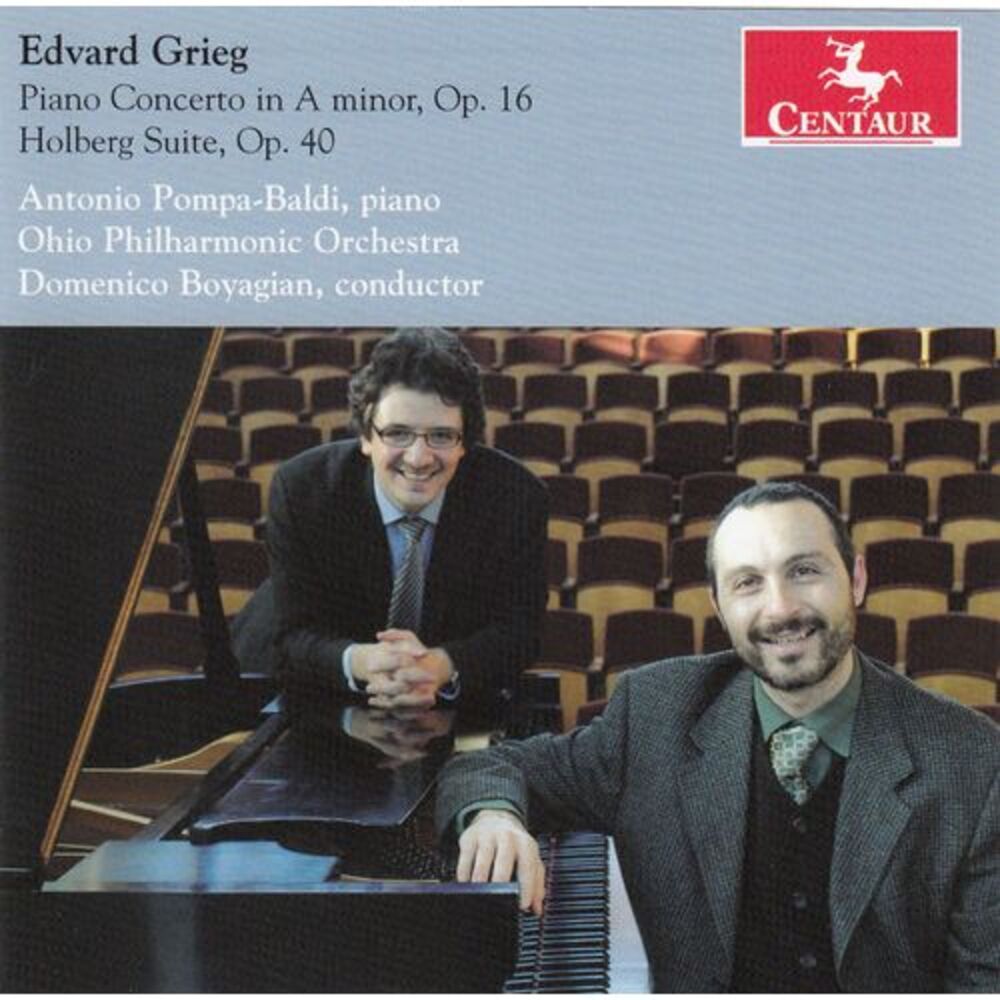 Antonio Pompa-Baldi - Piano Concerto in A minor Op 16 / Holberg Suite Op